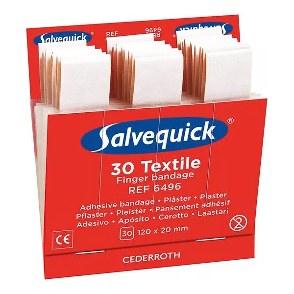 Opakowanie uzupełniające Salvequick bandaże na palce 6x30 elastyczne (6 szt.)