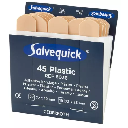 Opakowanie uzupełniające Salvequick bandaże na palce 6x45 hydrofobowe
