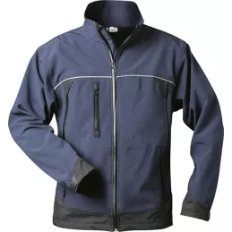 Kurtka Gamma, Softshell, rozmiar 2XL, navy/czarna
