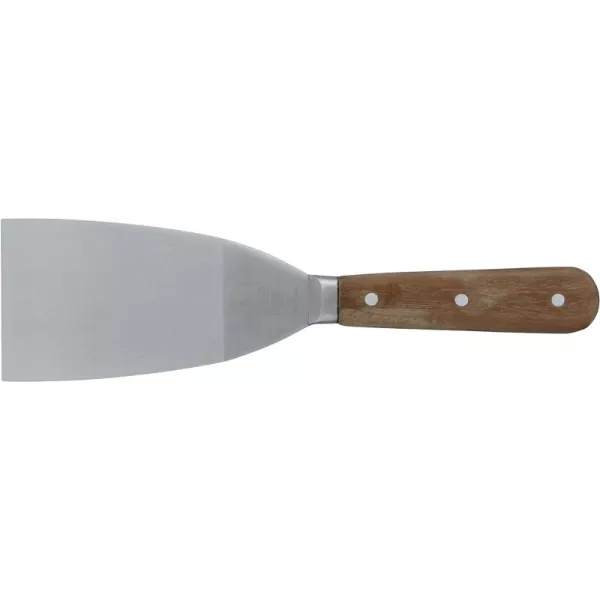 Szpachla malarska VA z rekojescia z drewna rozanego,100mm HAROMAC