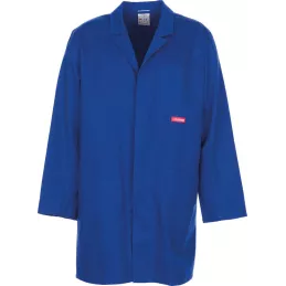 Profesjonalny płaszcz, 100% bawełna, 290g/m², rozmiar 50, błękit królewski