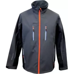 Kurtka softshell 61270, ciemnoszary/czarny, rozmiar L