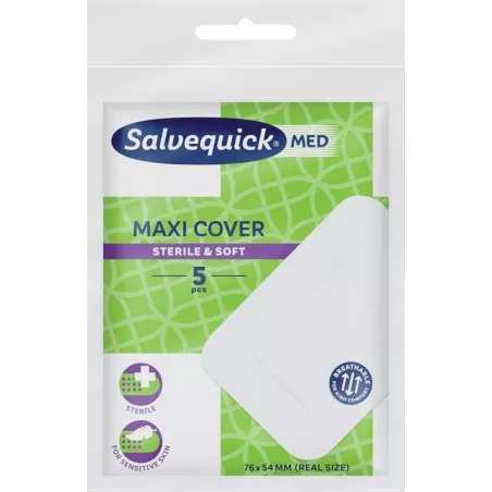 Salvequick Maxi plastry 76x54mm, 5 szt.