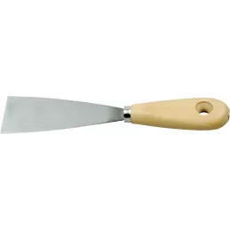 Szpachla malarska z rekojescia drewn.100mm HAROMAC