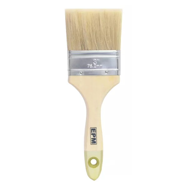 PĘDZEL ANGIELSKI PŁASKI GOLD 76MM 3''
