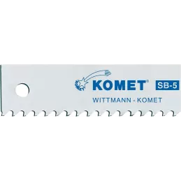Brzeszczot maszyn.SB5, 4 zeby z dod.katem natar.450x40x2mm KOMET