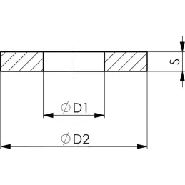 Podkładka DIN6340 M22 AMF