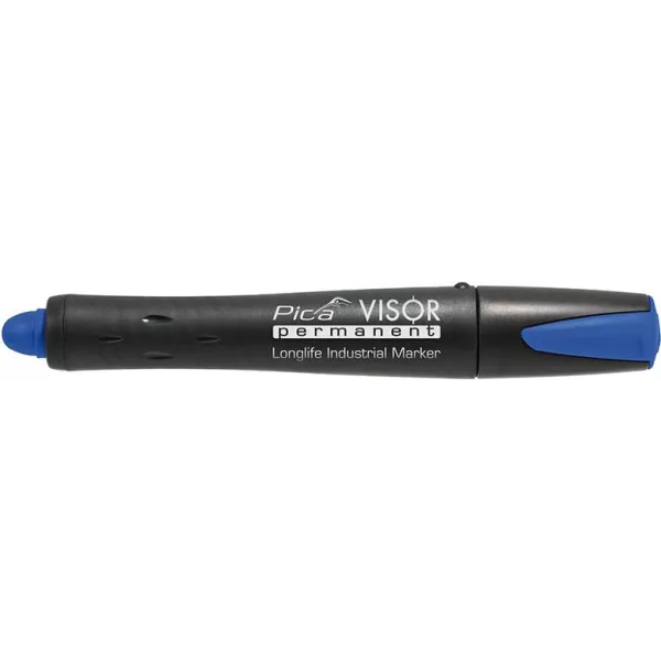 Marker permanentny VISOR przemyslowy, niebieski Pica