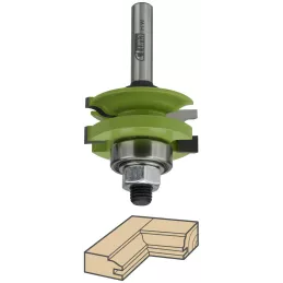 FREZ ANTYPROFILOWY 43/18/5+5/73/8mm łożysko dolne 22x8mm Luna