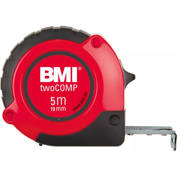 Tasma miernicza kieszonkowa twoCOMP 5mx19mm BMI
