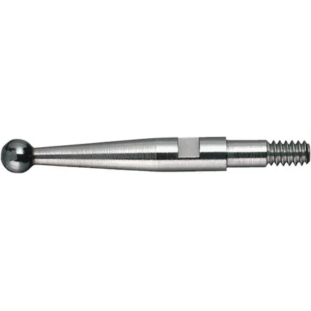 Koncowka pomiarowa z kulka z weglika spiek . D2x12mm KÄFER