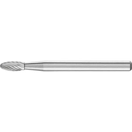 Maly frez trzpieniowy ze stopow twardych, w ksztalcie plomienia 3B 0613 5 3mm 6x13mm Pferd