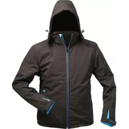 Kurtka, softshell z kapturem, roz. XL, czarna