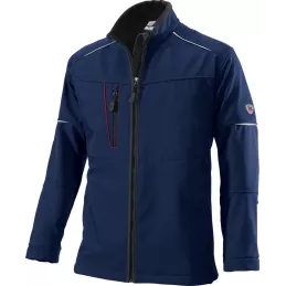Zimowa kurtka softshell 1869 572, rozmiar L, niebieska
