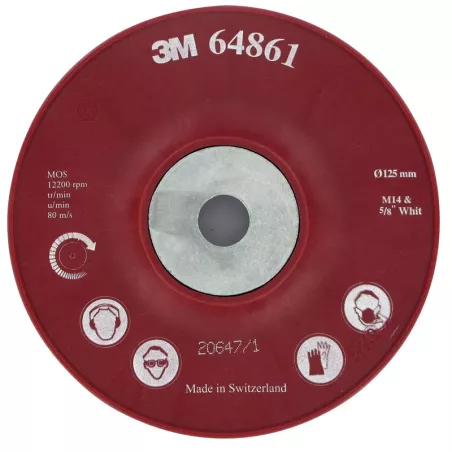 Talerz szlifierski z żebrami chłodzącymi M14 115mm 3M