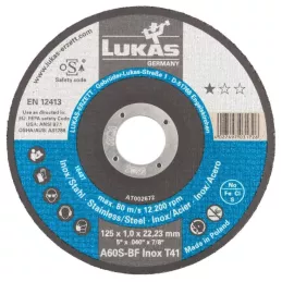 TARCZA PŁASKA T1A 115*1.0*22 A60S-BF INOX PREMIUMFLEX