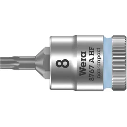 Nasadka wktetakowa z funkcja przytrzym. 1/4"do srub z lbemTORX 8x28mmWera