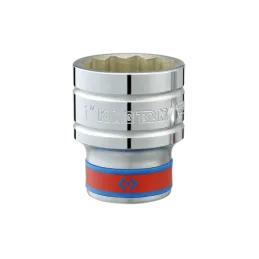 NASADKA KRÓTKA 1/2" CALOWA 13/32" x 37mm 12-kąt. Cr-v King Tony