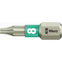 Bit nierdzewny 1/4" DIN3126C6,3, do srub z gniazdem Torx 8x25mm Wera