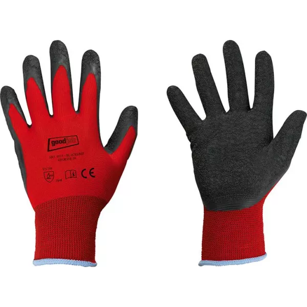 Rękawice BLACK GRIP, rozmiar 7 (12 par)