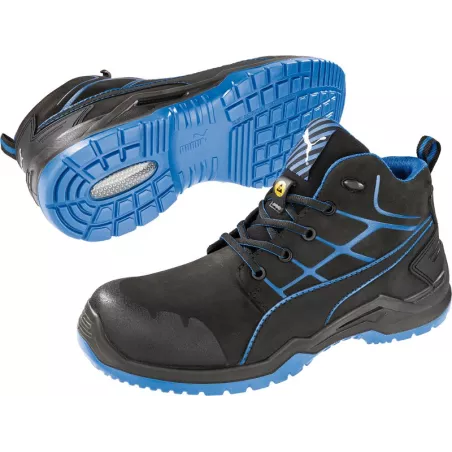 Buty 634200, ESD, S3, roz. 44, czarny/niebieski Puma