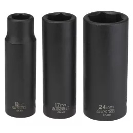 Nasadka udarowa długa cienkościenna 1/2" 17 mm ANSI Teng Tools