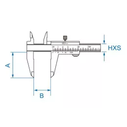 SUWMIARKA STANDARD 150mm 0.02mm King Tony