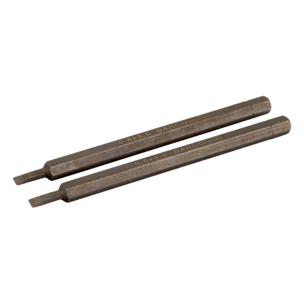 Bit 1/4" do śrub płaskich 1,2x6,5x100 mm, 2 szt. BAHCO