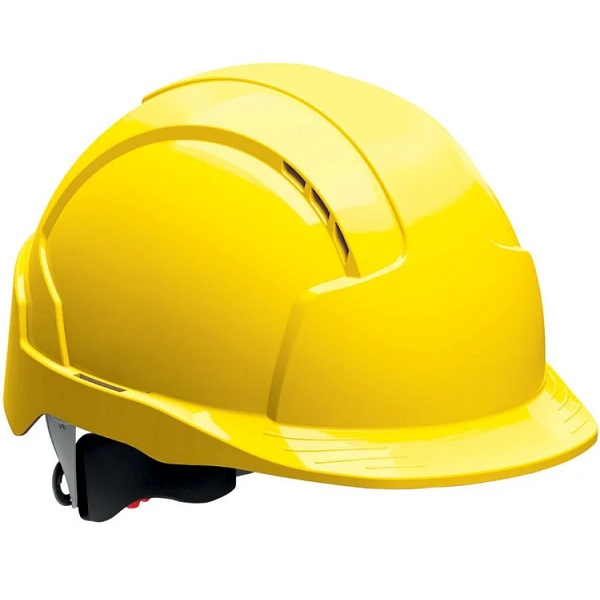 Kask ochronny EVOLite z blokadą skrętną, żółty